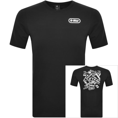 Product Image for G Star Raw Back Gr Slim T Shirt Black