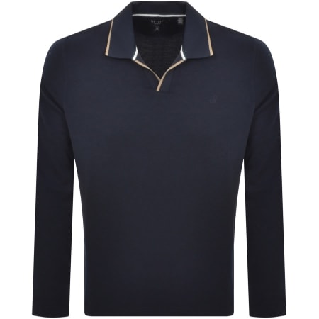 Recommended Product Image for Ted Baker Maste LS Polo Shirt Navy