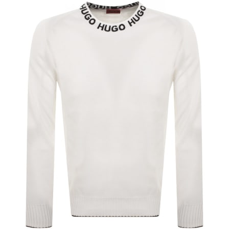 Product Image for HUGO Smarlo Knit Jumper White