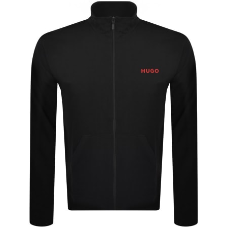 Product Image for HUGO Lounge Linked Zip Sweatshirt Black