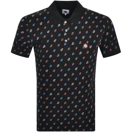 Product Image for Pretty Green Paisley Motif Polo Black