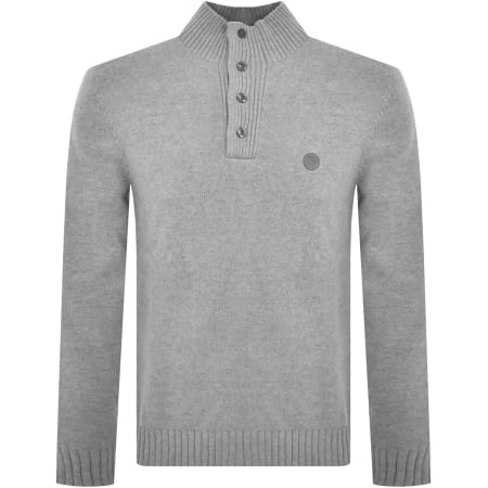 Product Image for Pretty Green Funnel Neck Jumper Grey