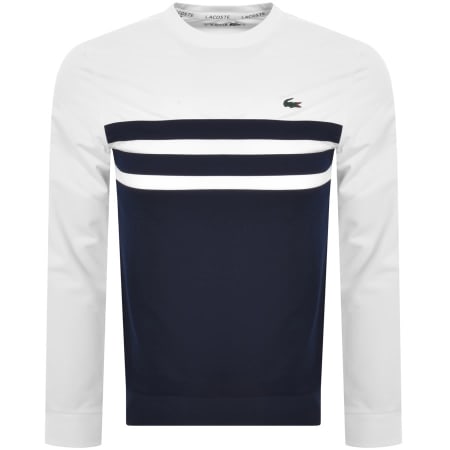 Product Image for Lacoste Crew Neck Sweatshirt White