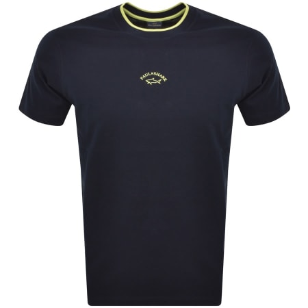 Product Image for Paul And Shark Logo T Shirt Navy