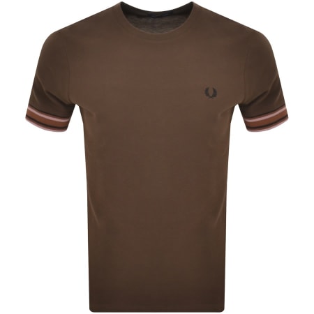 Product Image for Fred Perry Bold Tipping T Shirt Brown