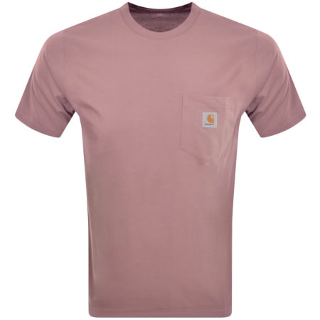 Product Image for Carhartt WIP Pocket Short Sleeved T Shirt Pink
