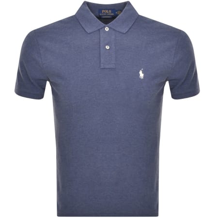 Product Image for Ralph Lauren Custom Slim Polo T Shirt Navy