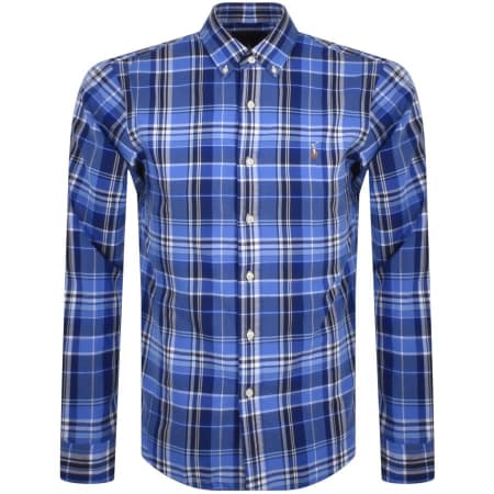 Product Image for Ralph Lauren Check Long Sleeve Shirt Blue