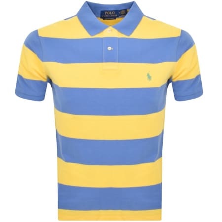 Product Image for Ralph Lauren Striped Polo T Shirt Yellow