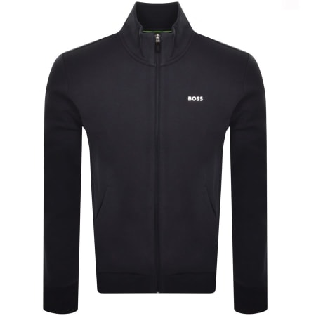 Product Image for BOSS Ever X Full Zip Knit Jumper Navy