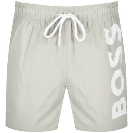 Product Image for BOSS Octopus Swim Shorts Grey