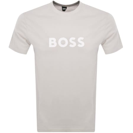 Product Image for BOSS Logo T Shirt Grey