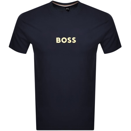 Product Image for BOSS Logo T Shirt Navy