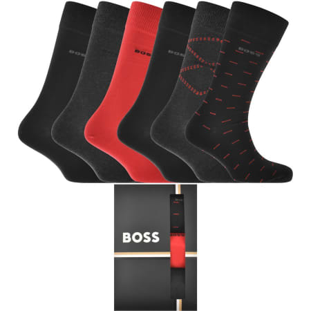 Product Image for BOSS Six Pack Logo Socks