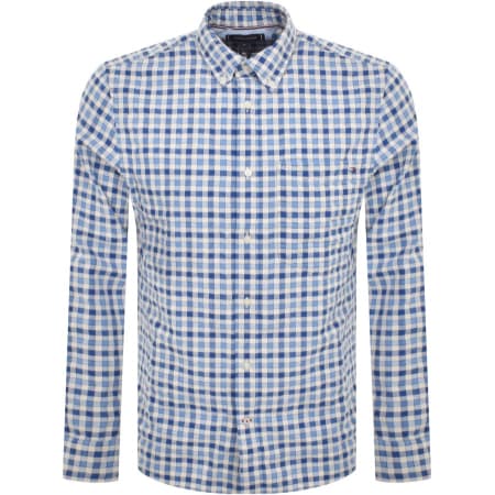 Product Image for Tommy Hilfiger Gingham Long Sleeve Shirt Blue