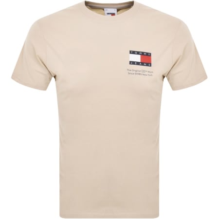 Product Image for Tommy Jeans Logo T Shirt Beige