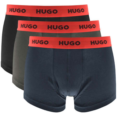 Product Image for HUGO Multi colour Triple Pack Trunks
