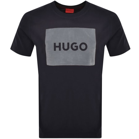 Product Image for HUGO Dulive Crew Neck T Shirt Navy