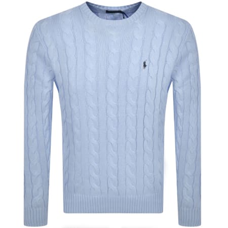 Recommended Product Image for Ralph Lauren Driver Crew Neck Knit Jumper Blue