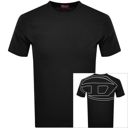 Product Image for Diesel T Boggy Megoval T Shirt Black