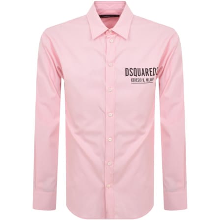 Product Image for DSQUARED2 Ceresio 9 Long Sleeve Shirt Pink