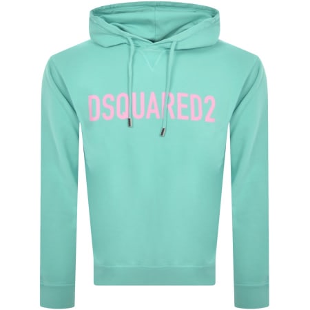 Product Image for DSQUARED2 Logo Pullover Hoodie Blue