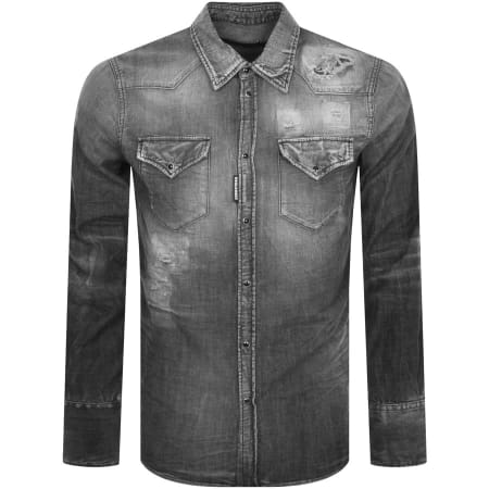 Product Image for DSQUARED2 Classic Western Denim Shirt Black