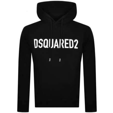 Product Image for DSQUARED2 Logo Pullover Hoodie Black