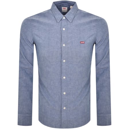 Product Image for Levis Battery Slim Fit Long Sleeved Shirt Blue