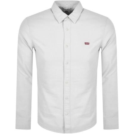 Product Image for Levis Battery Slim Fit Long Sleeved Shirt White