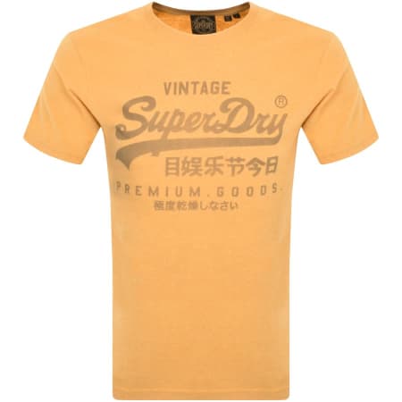 Product Image for Superdry Vintage VL T Shirt Yellow