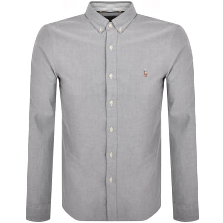 Product Image for Ralph Lauren Oxford Long Sleeved Shirt Grey
