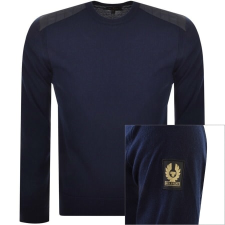 Recommended Product Image for Belstaff Kerrigan Knit Jumper Navy