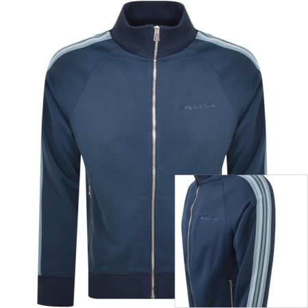 Product Image for Paul Smith Full Zip Sweatshirt Blue