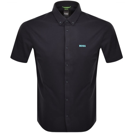 Recommended Product Image for BOSS Motion S Short Sleeved Shirt Navy