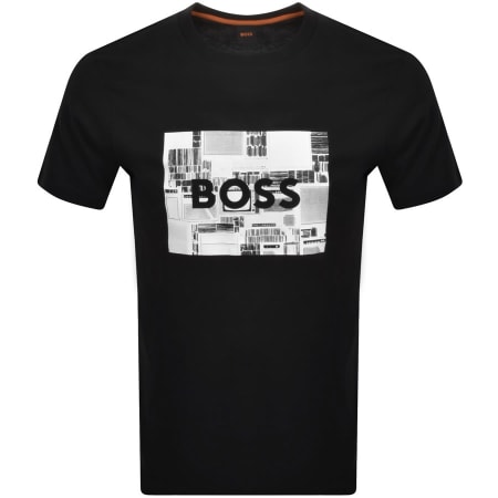 Product Image for BOSS Teeheavyboss Logo T Shirt Black