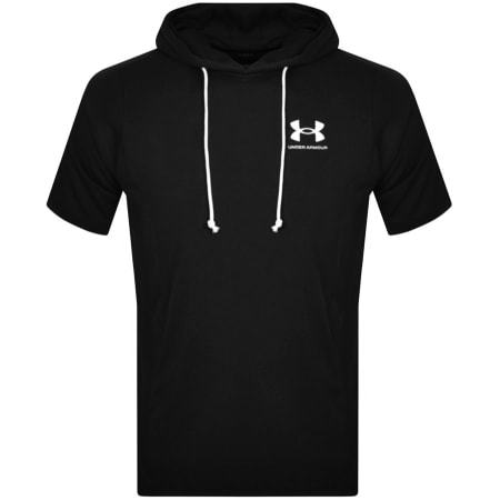 Product Image for Under Armour Terry Short Sleeve Hoodie Black