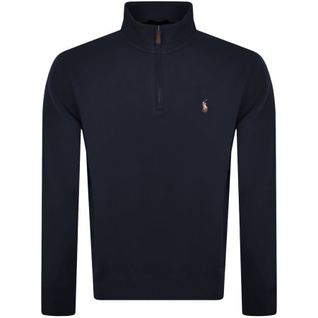 Product Image for Ralph Lauren Half Zip Sweatshirt Navy