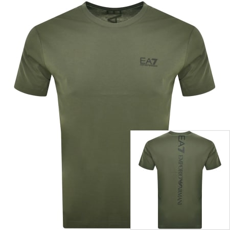Product Image for EA7 Emporio Armani Logo T Shirt Green