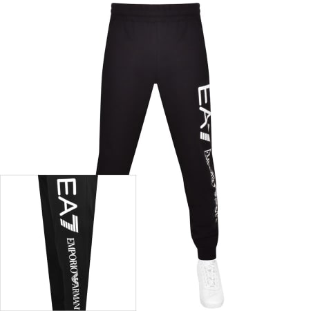 Product Image for EA7 Emporio Armani Logo Jogging Bottoms Black