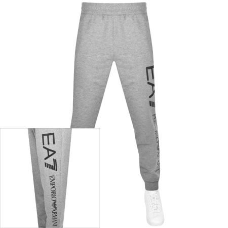 Product Image for EA7 Emporio Armani Logo Jogging Bottoms Grey