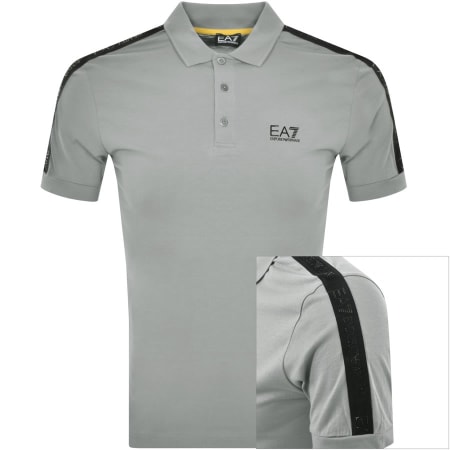 Product Image for EA7 Emporio Armani Short Sleeved Polo T Shirt Grey