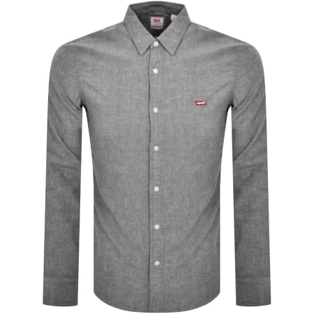 Product Image for Levis Battery Slim Fit Long Sleeved Shirt Black