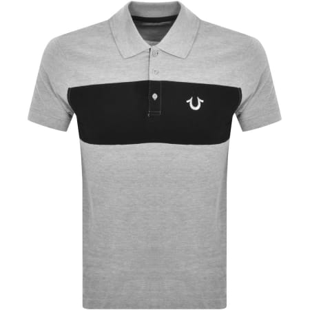 Product Image for True Religion Colour Block Polo T Shirt Grey