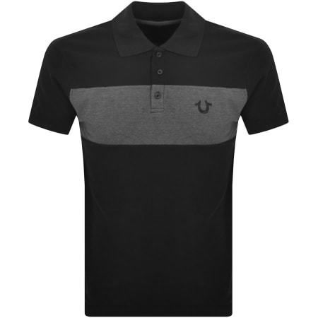 Product Image for True Religion Colour Block Polo T Shirt Black