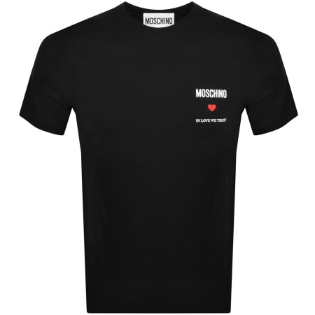Product Image for Moschino Lounge Logo T Shirt Black