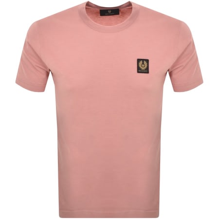 Recommended Product Image for Belstaff Short Sleeve Logo T Shirt Pink