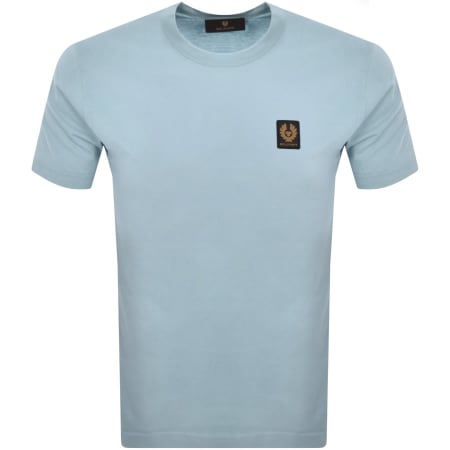Product Image for Belstaff Short Sleeve Logo T Shirt Blue