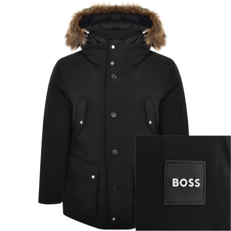 Product Image for BOSS Dadico Hooded Down Jacket Black