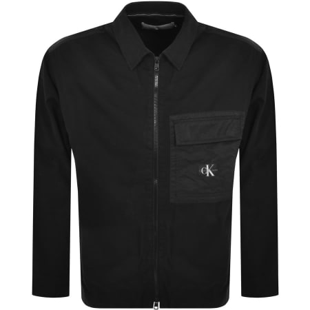 Product Image for Calvin Klein Jeans Mix Media Overshirt Black